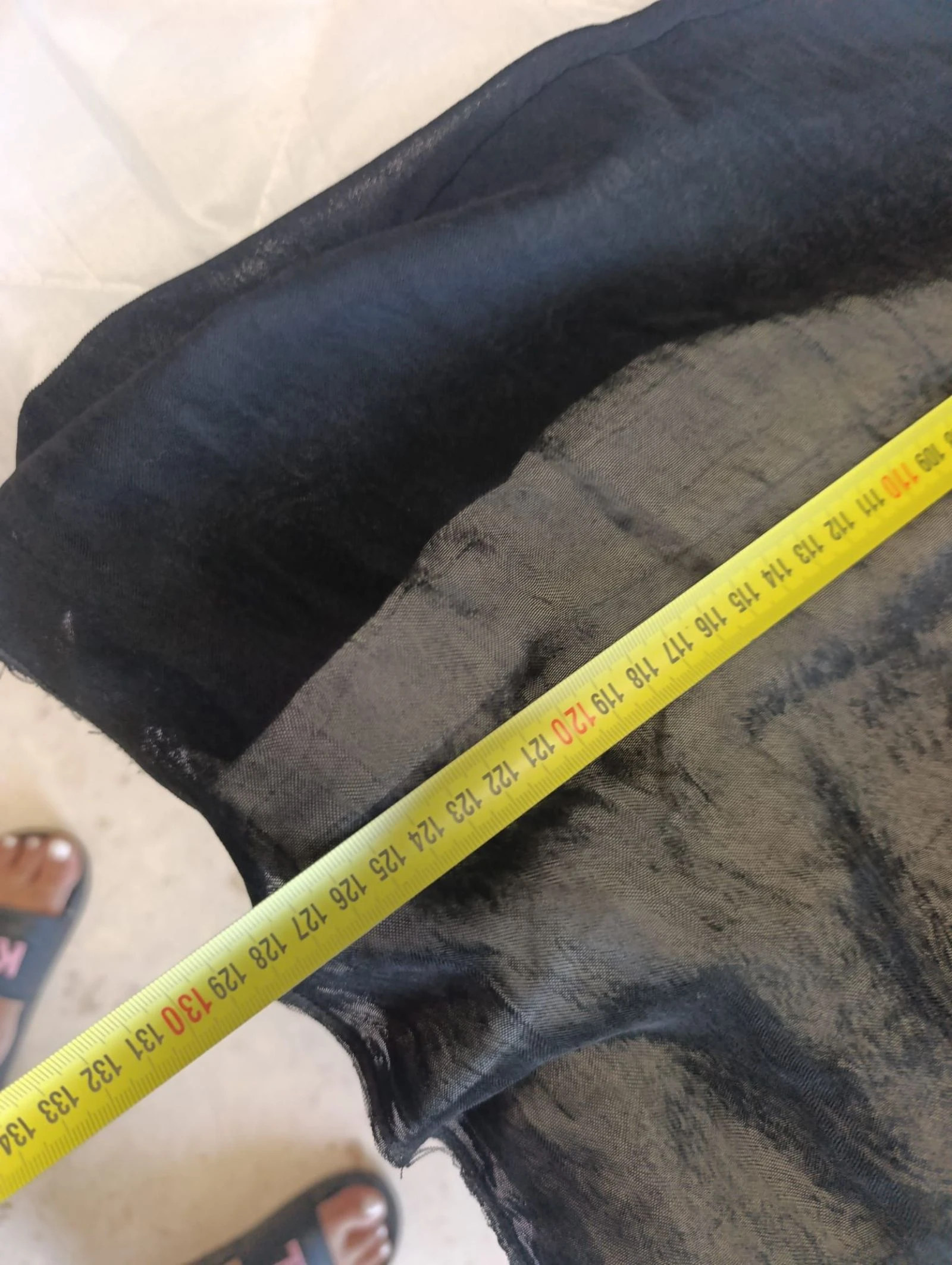 Vestido Zara largo combinado duplo tecido tamanho L – photo 15
